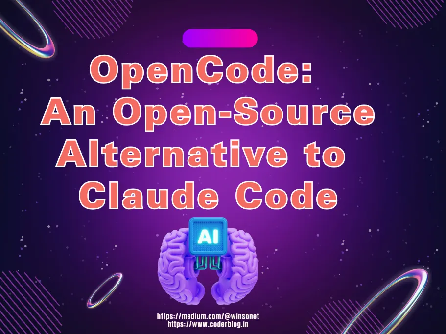 Cover image: OpenCode, the open-source Claude Code