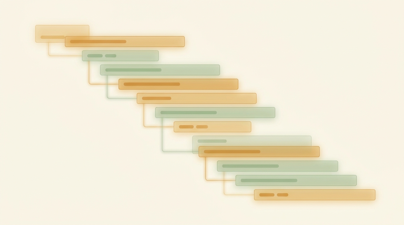 Distributed tracing waterfall visualization